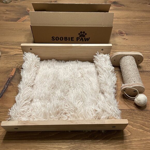 Wall Mounted Cat Wall Hammock with Toy - Picture 7 of 8